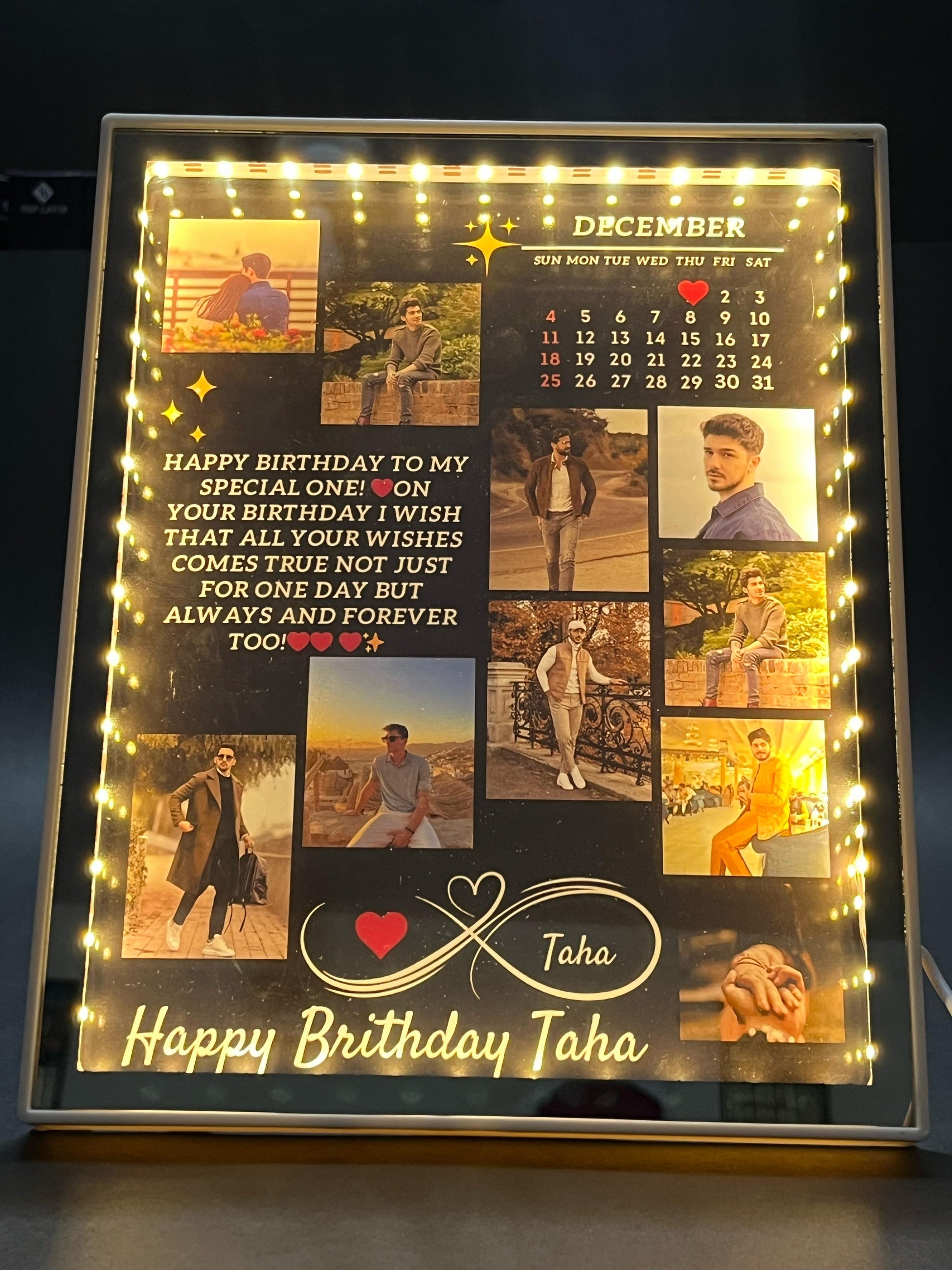 Customize Led Light Photo Frame