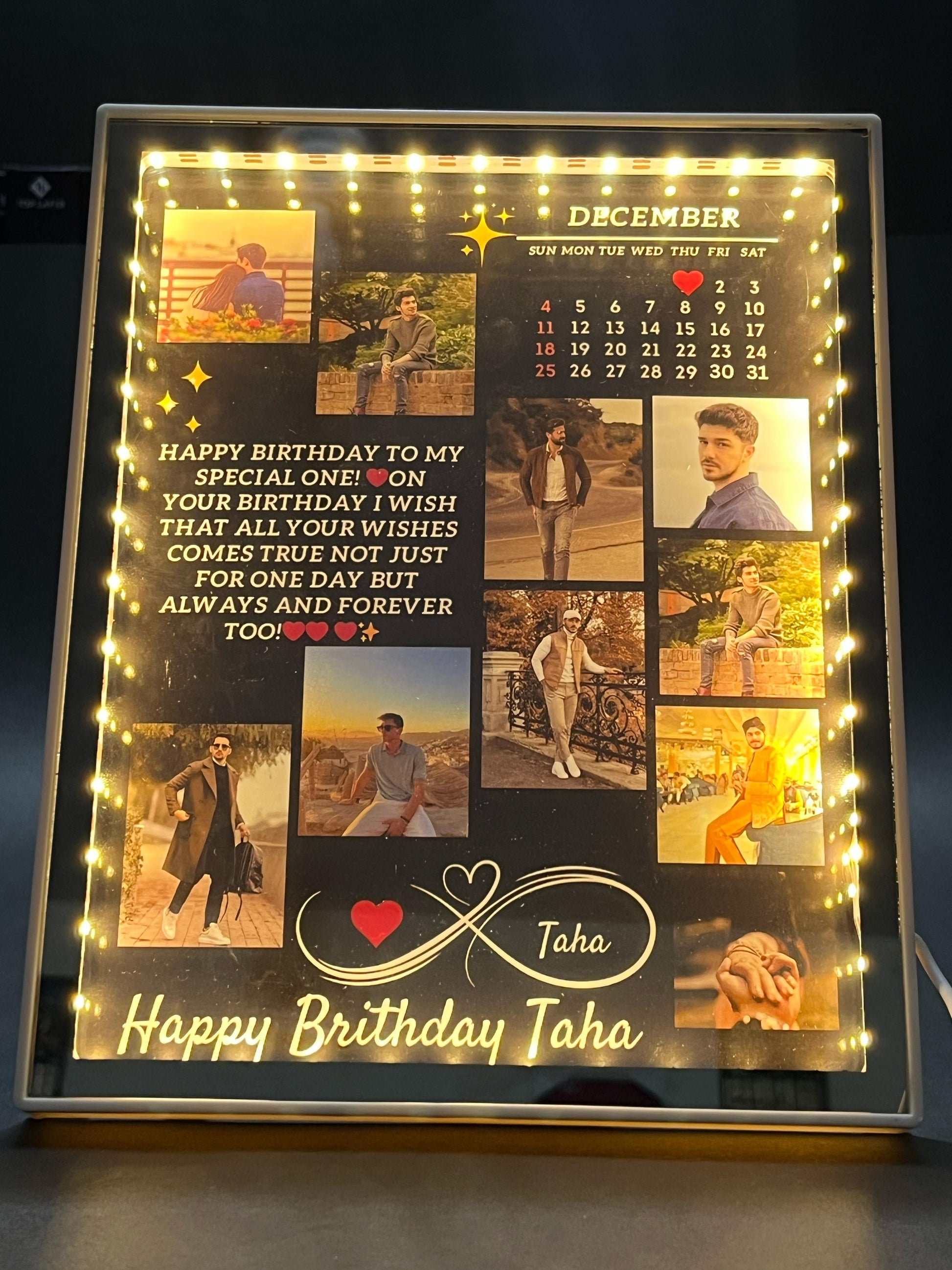 Customize Led Light Photo Frame