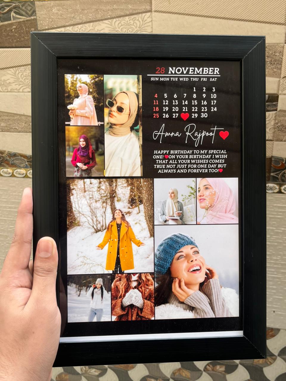 Customize Birthday Photo Frame