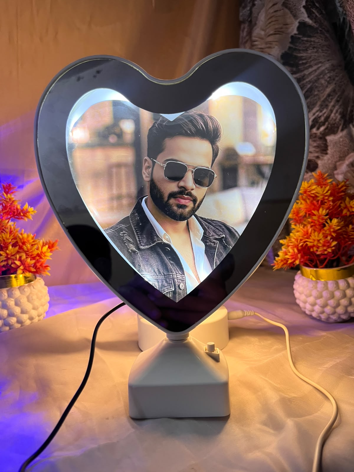 Customize Heart Shape Led Lamp