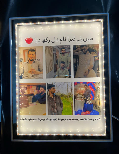 Customize Birthday Led frame
