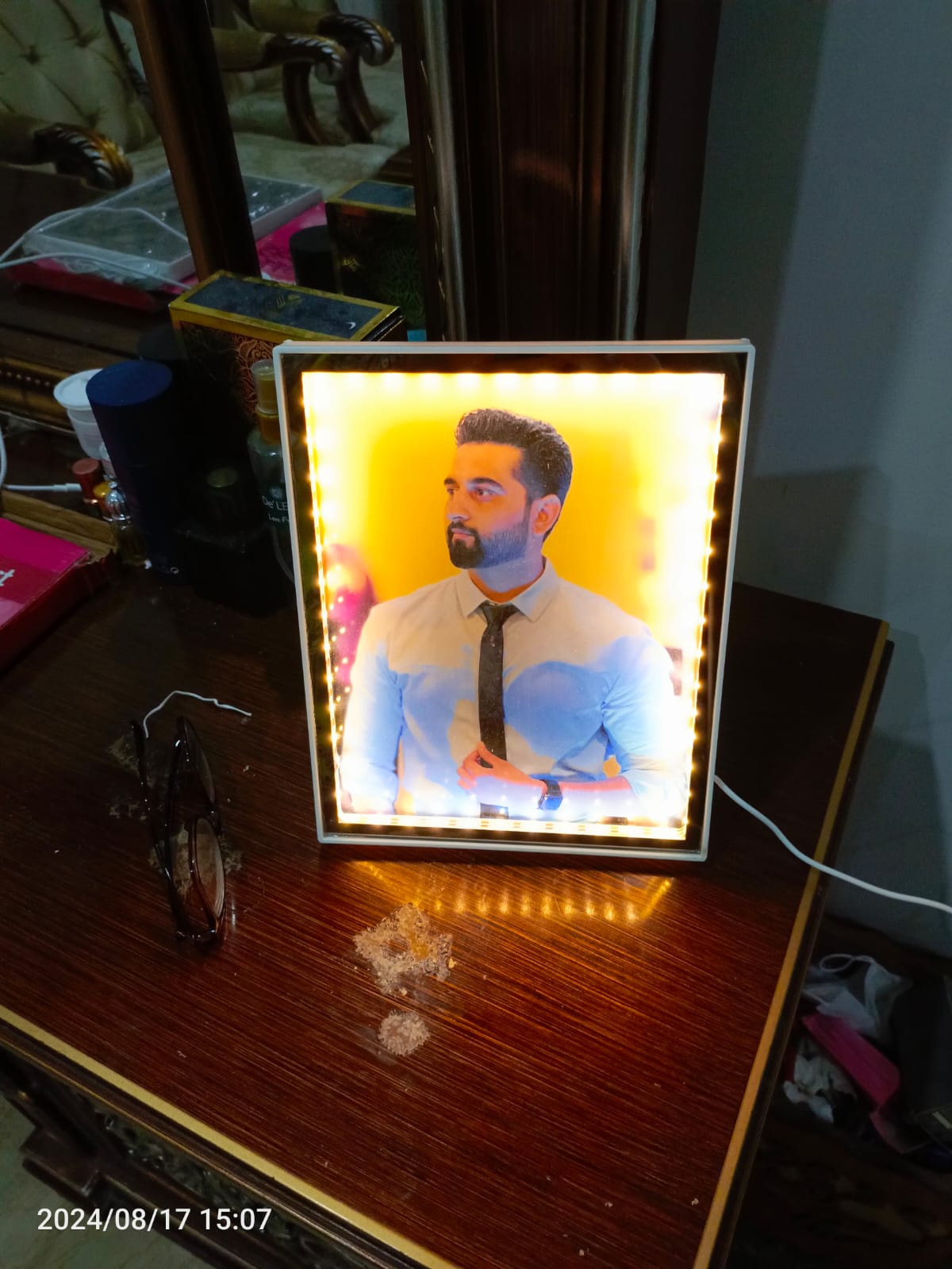 customize Birthday Led Photo Frame 3d