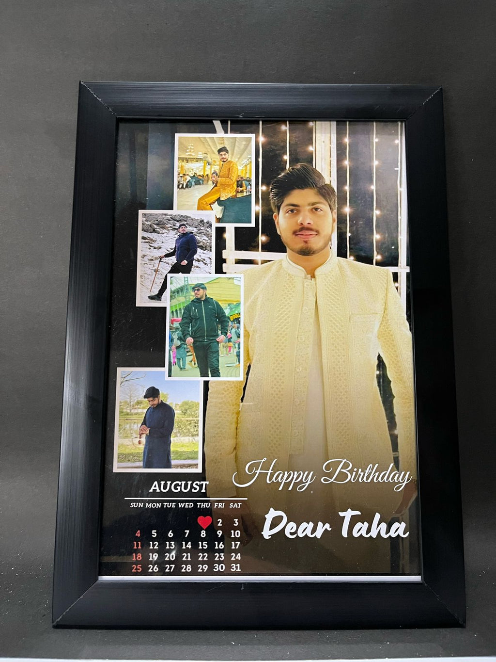 Customize Birthday Wooden frame