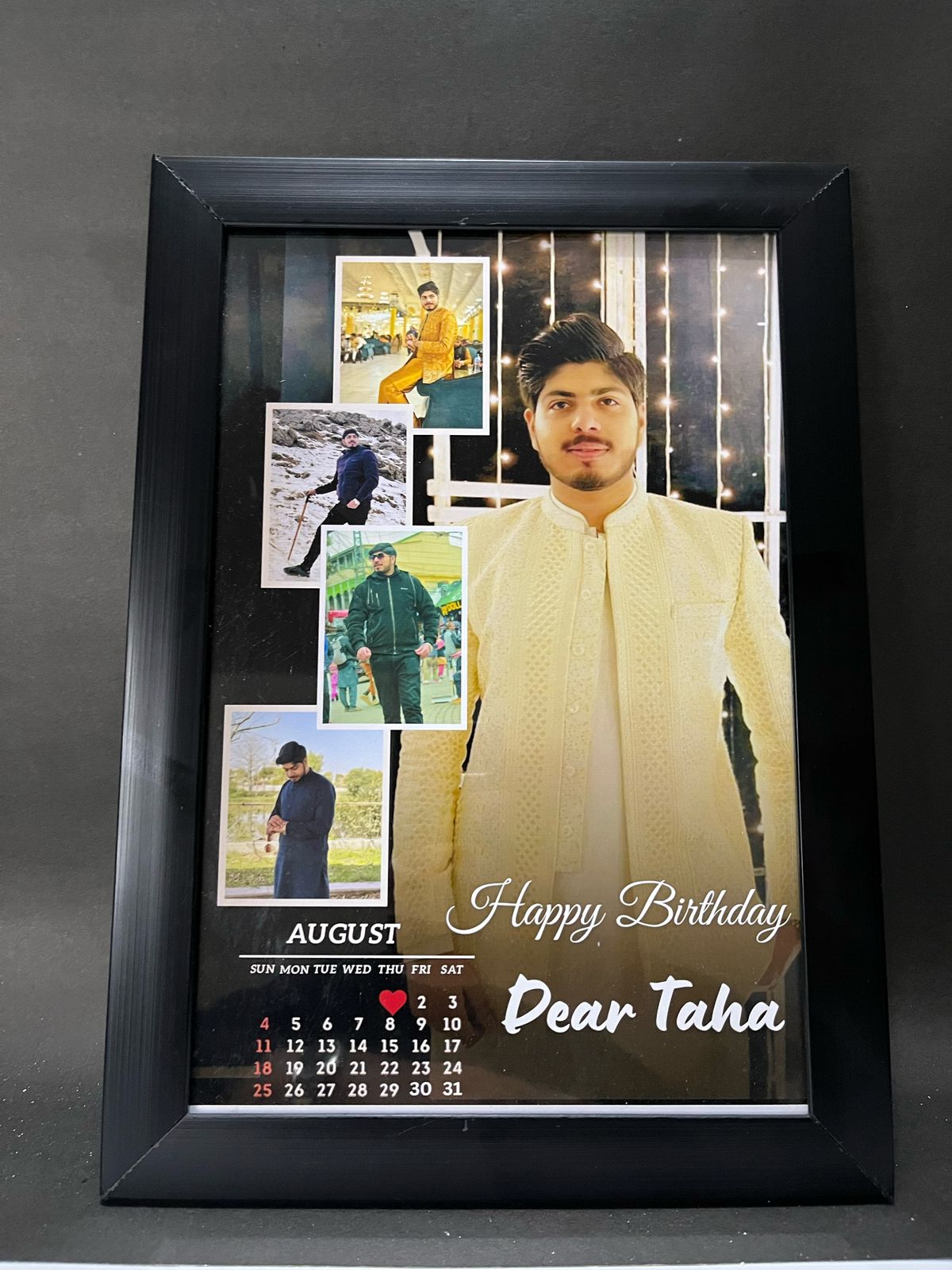 Customize Birthday Wooden frame