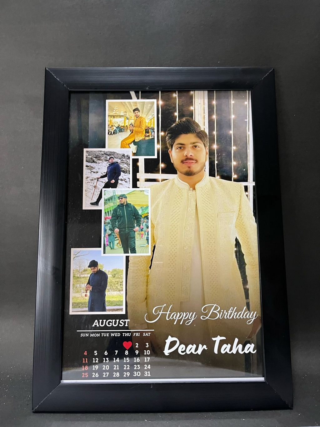 Customize Birthday Wooden frame