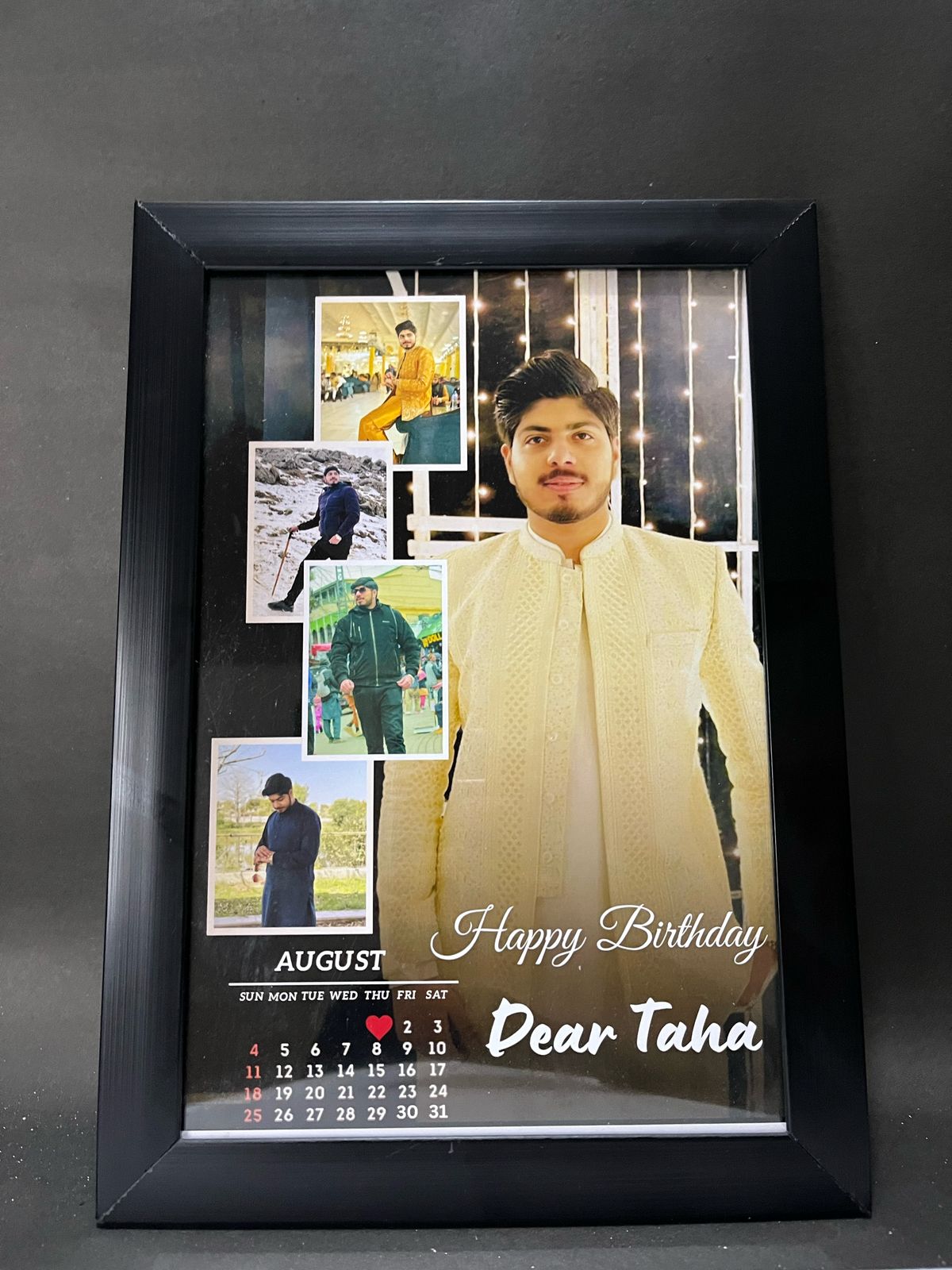 Customize Birthday Wooden frame