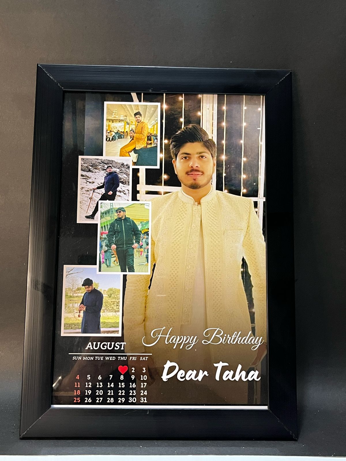 Customize Birthday Wooden frame