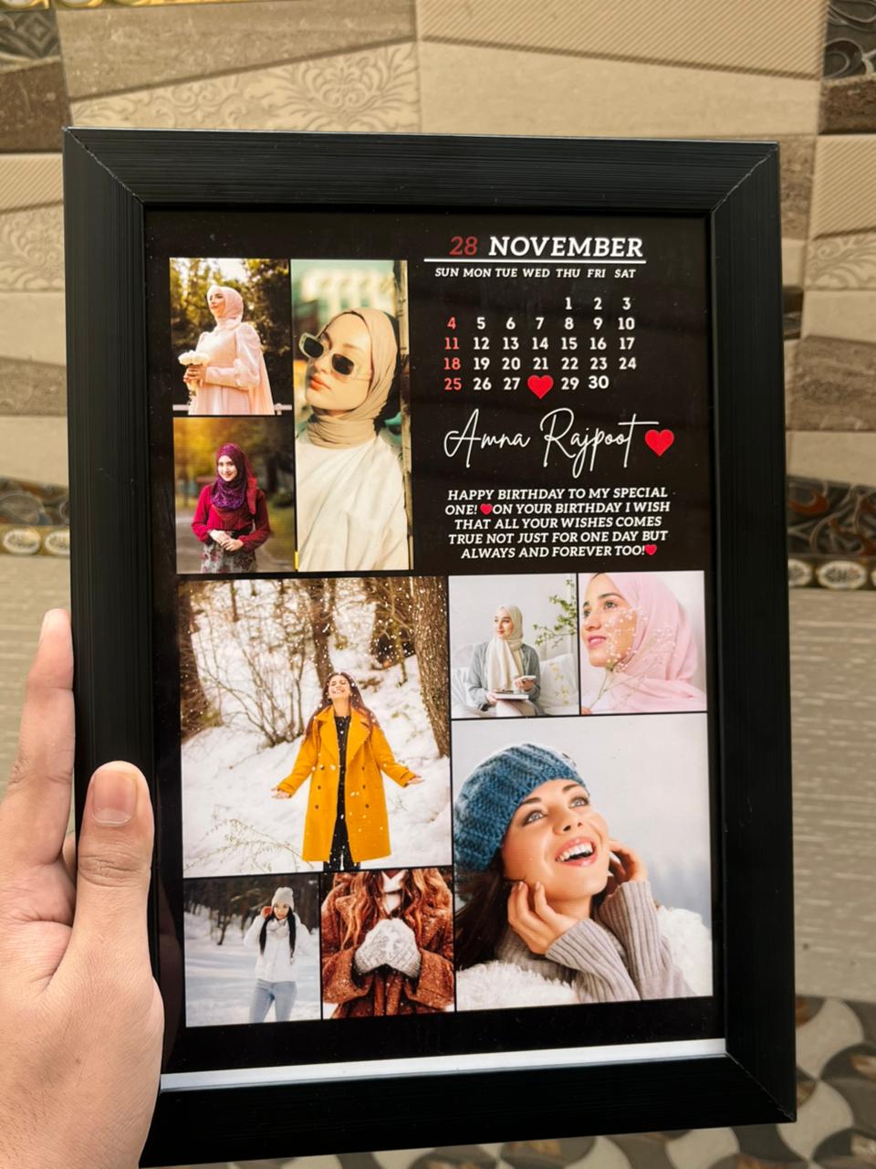 Customize Birthday Photo Frame