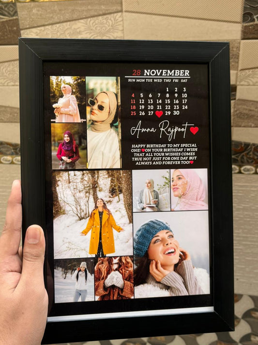 Customize Birthday Photo Frame
